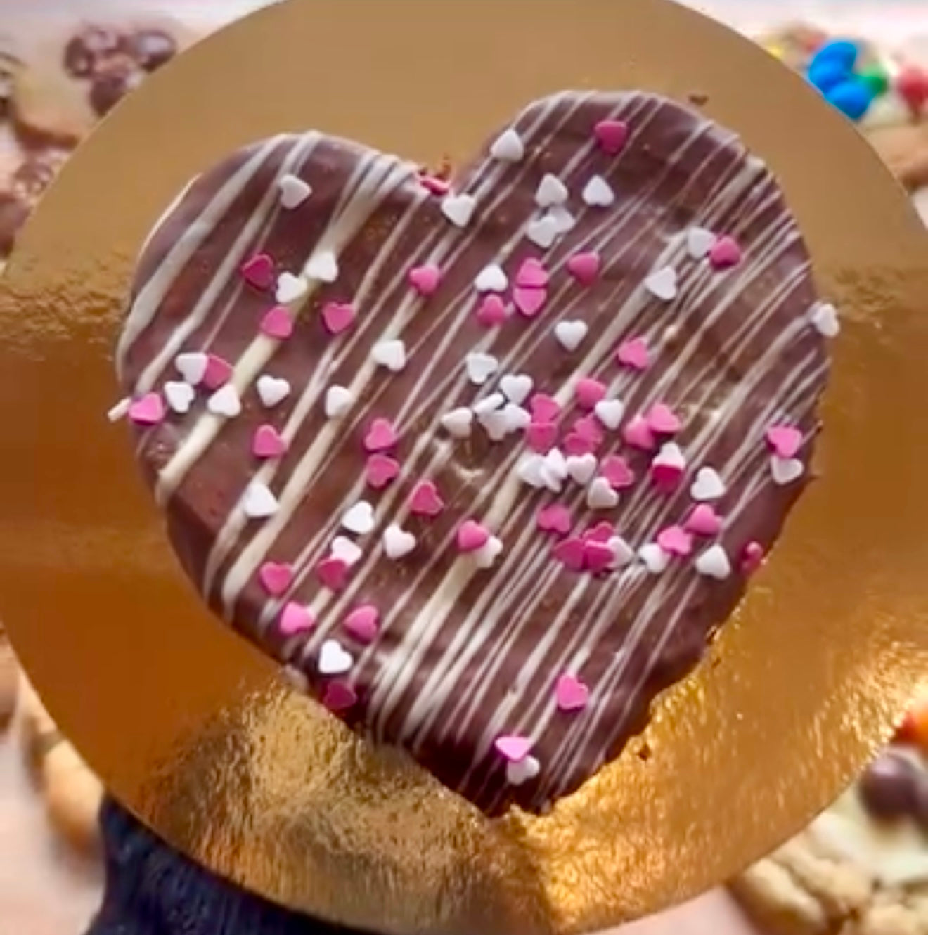 Maxi Cookie cœur Nutella